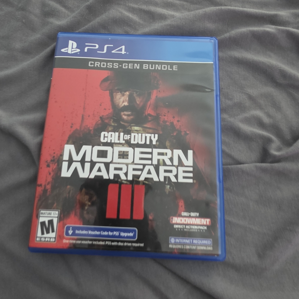 Sony PS4 Call of Duty Modern Warfare III - Blue and Red